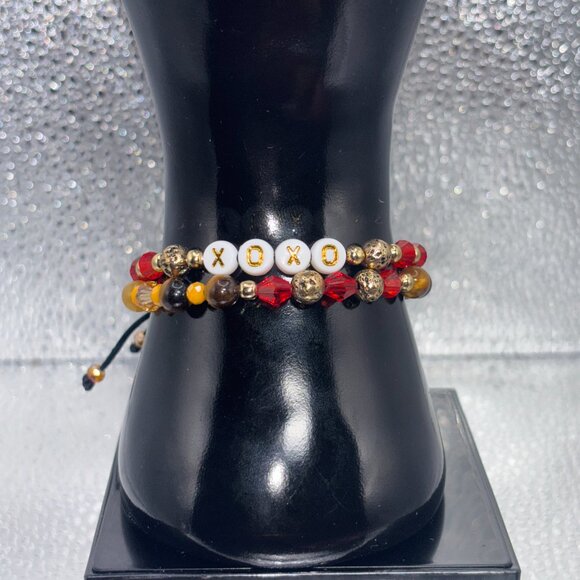 Handmade Affirmation Bracelet Set - Size 7 - Picture 2 of 3